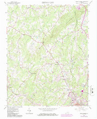 Mount Hermon 1964 topographic map thumbnail