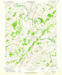Mount Sidney 1964 topographic map thumbnail