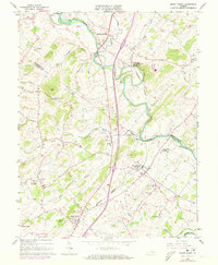 Mount Sidney 1964 topographic map thumbnail