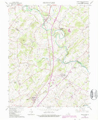 Mount Sidney 1964 topographic map thumbnail