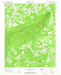 Mountain Valley 1965 topographic map thumbnail