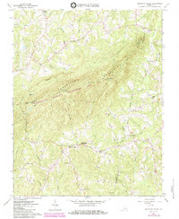 Mountain Valley 1965 topographic map thumbnail