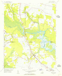 Moyock 1954 topographic map thumbnail
