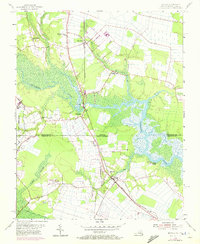 Moyock 1954 topographic map thumbnail