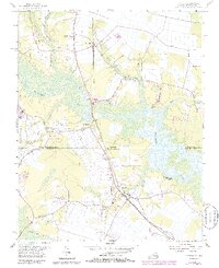 Moyock 1954 topographic map thumbnail
