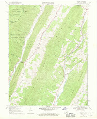 Mustoe 1969 topographic map thumbnail