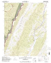 Mustoe 1995 topographic map thumbnail