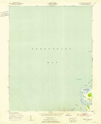 Nandua Creek 1942 topographic map thumbnail