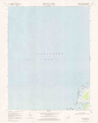 Nandua Creek 1968 topographic map thumbnail