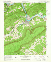 Narrows 1965 topographic map preview