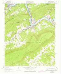Narrows 1965 topographic map preview