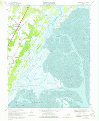 Nassawadox 1968 topographic map thumbnail