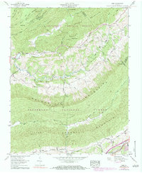 Nebo 1959 topographic map thumbnail