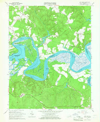 New Kent 1965 topographic map thumbnail
