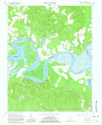 New Kent 1965 topographic map thumbnail