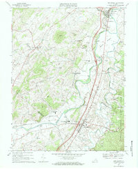New Market 1967 topographic map thumbnail