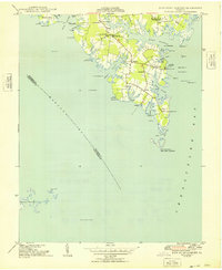 New Point Comfort 1948 topographic map thumbnail