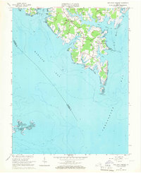 New Point Comfort 1964 topographic map thumbnail