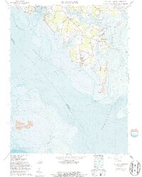 New Point Comfort 1964 topographic map thumbnail