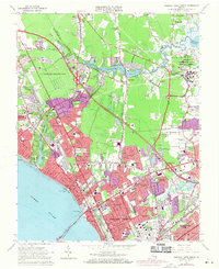 Newport News North 1965 topographic map thumbnail