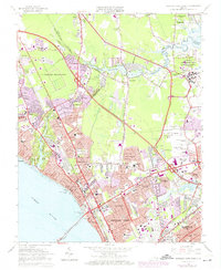 Newport News North 1965 topographic map thumbnail