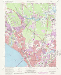 Newport News North 1965 topographic map thumbnail