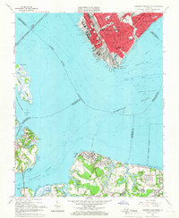 Newport News South 1964 topographic map thumbnail