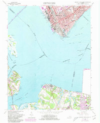 Newport News South 1964 topographic map thumbnail