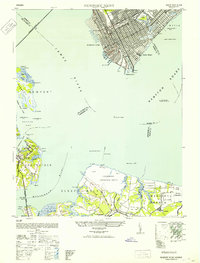 Newport News 1952 topographic map thumbnail