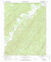 Nimrod Hall 1969 topographic map thumbnail