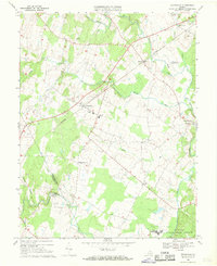 Nokesville 1966 topographic map thumbnail
