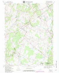 Nokesville 1966 topographic map thumbnail