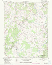 Nokesville 1966 topographic map thumbnail