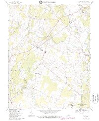 Nokesville 1966 topographic map thumbnail