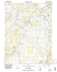 Nokesville 1994 topographic map thumbnail