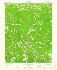 Nora 1958 topographic map preview