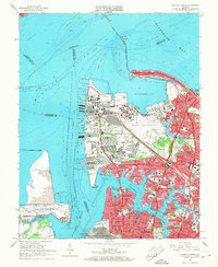 Norfolk North 1965 topographic map thumbnail
