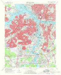 Norfolk South 1965 topographic map preview
