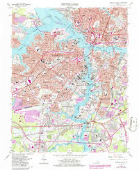 Norfolk South 1965 topographic map preview