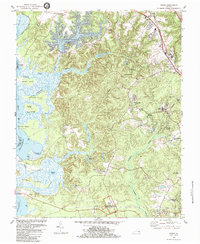 Norge 1984 topographic map preview