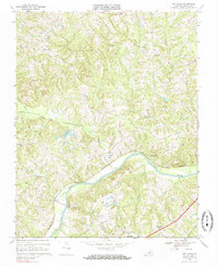 Oak Level 1968 topographic map thumbnail