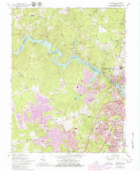 Occoquan 1966 topographic map thumbnail
