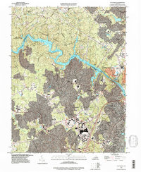 Occoquan 1994 topographic map thumbnail