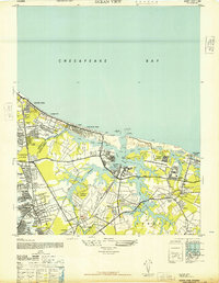 Ocean View 1948 topographic map thumbnail