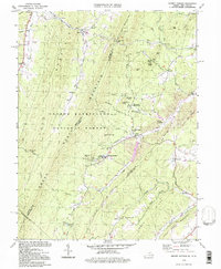Orkney Springs 1994 topographic map thumbnail