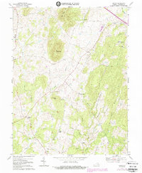 Orlean 1970 topographic map thumbnail