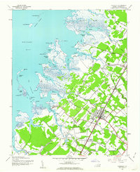 Parksley 1942 topographic map thumbnail
