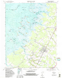 Parksley 1968 topographic map thumbnail