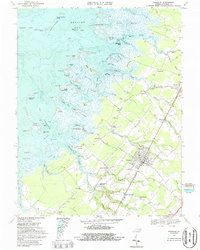 Parksley 1968 topographic map thumbnail