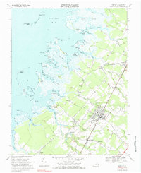 Parksley 1968 topographic map thumbnail